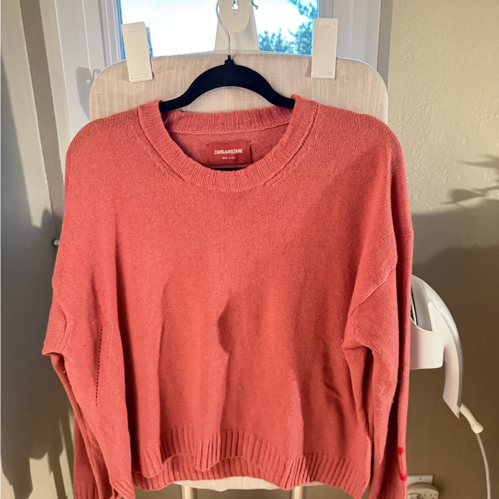 Zadig & Voltaire Coral Crew Neck Sweater